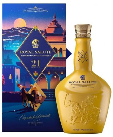 Chivas Regal Royal Salute  Polo Jodhpur  aged 21 years Scotch whisky 40% vol.  0.70 l