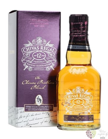 Chivas Regal  Brothers blend  aged 12 years premium Scotch whisky 40% vol.  0.20 l