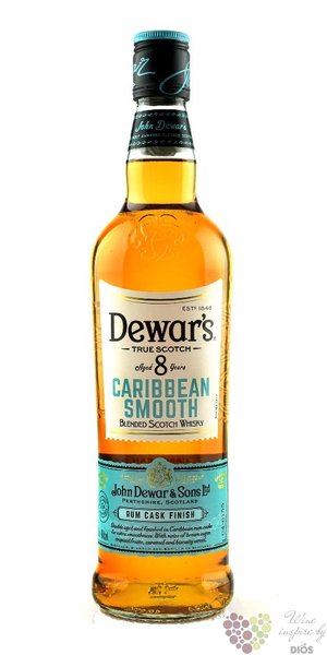Dewars  Caribbean Smooth  aged 8 years Scotch whisky 40% vol.  0.70 l
