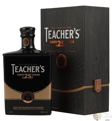 Teachers aged 25 years premium Scotch whisky 46% vol.  0.70 l