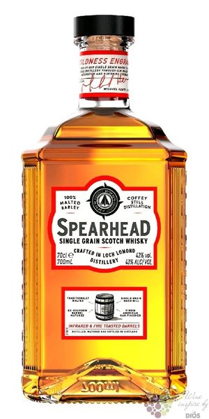Loch Lomond  Spearhead  Single Grain Scotch whisky 43% vol.  0.70 l