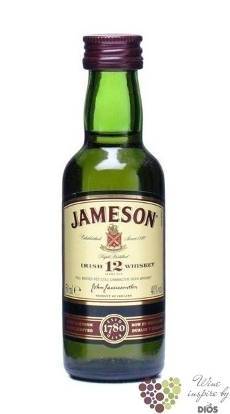 Jameson  Special reserve 1780  aged 12 years premium Irish whiskey 40% vol.  0.05 l