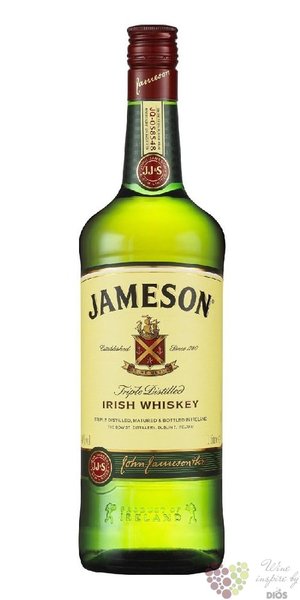 Jameson blended Irish whiskey 40% vol.  1.00 l