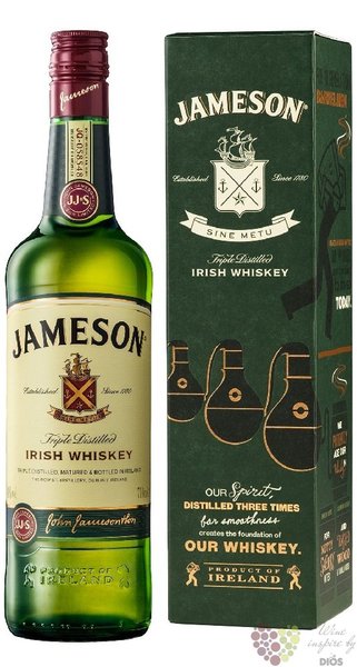 Jameson gift box blended Irish whiskey 40% vol.  0.70 l