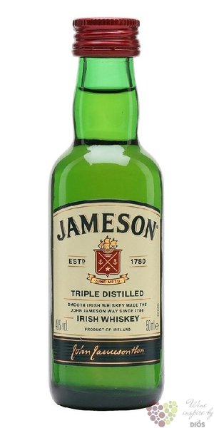 Jameson blended Irish whiskey 40% vol.  0.05 l