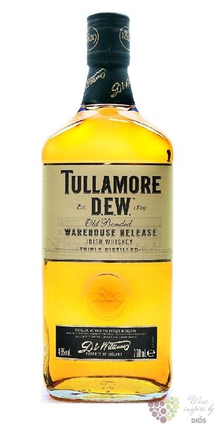 Tullamore Dew  Old Bonded Warehouse Release  Irish whiskey 46% vol  0.70 l