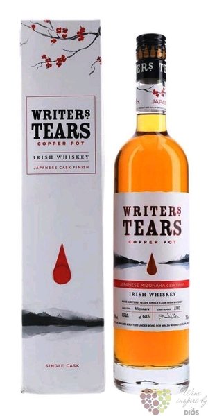 Writers tears  Japan Mizunara cas finish  Irish whiskey 55% vol.  0.70 l
