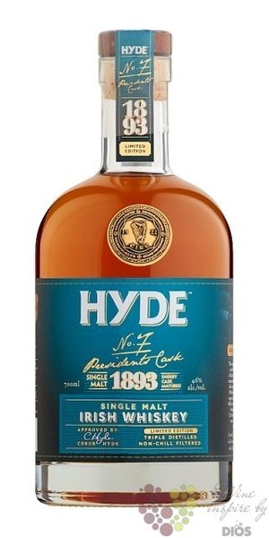 Hyde  no.7 Presidents cask 1893  Irish whiskey 46% vol. 0.70 l