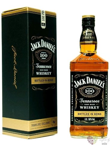 Jack Daniels  Bottled in Bond at 100 proof  Tennessee whiskey 50% vol.  1.00l