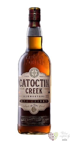 Catoctin Creek  Roundstone 80 Proof  Virginia organic rye whisky 40% vol.  0.70 l