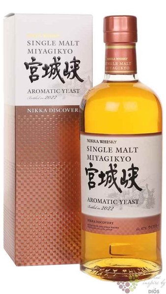Miyagikyo  Discovery Aromatic Yeast 2022  Nikka whisky 47% vol.  0.70 l