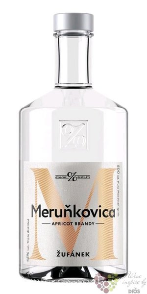 Merukovica Moravian apricots brandy ufnek 45% vol.  0.50 l