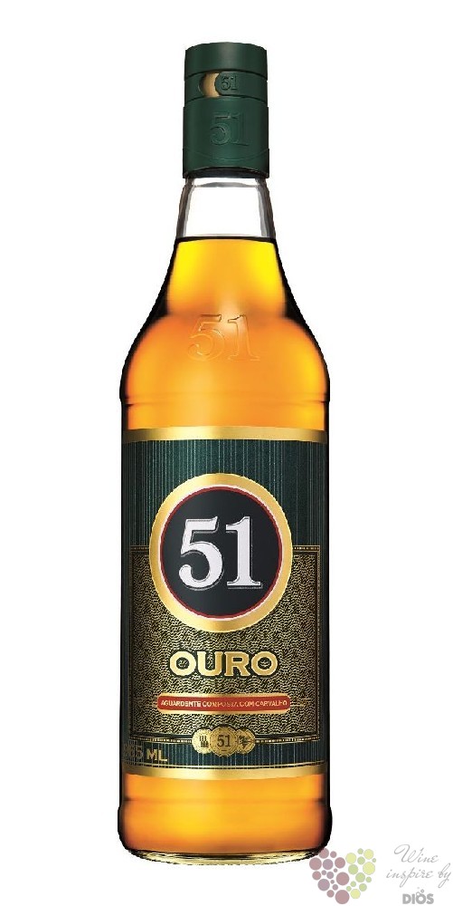 51 Pirassununga „ Ouro vol. Brasilian - sugar Cachaca l Dios - | 40% Brazílie Rum a 0.965 cachaca ” Vinotéka,víno cane