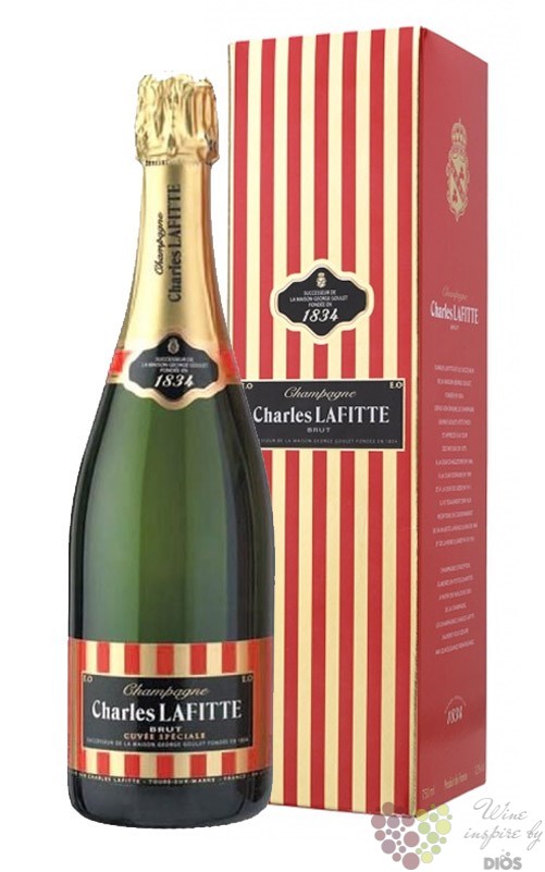 Dios Champagne Vinotéka,víno Carte l blanche „ | Champagne blanc Aoc J.Lanaud brut Veuve 0.75 ” -