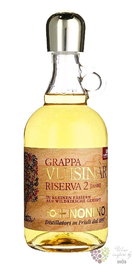 Grappa Riserva Vinotéka,víno Friuli vol. Vuisinar Dios „ Nonino 0.70 ” 41% Nonino distilleria | l 