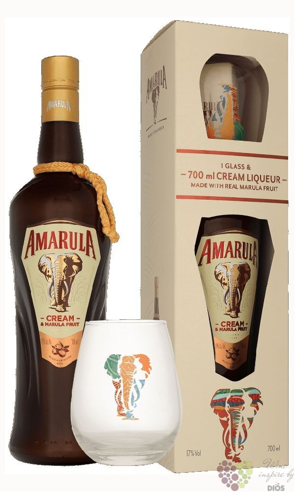 rum cream - 0.70 l Vinotéka,víno Dios | 17% & African Amarula liqueur Pálenky likérové vol.