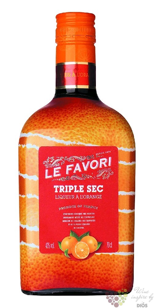 le Favori „ Triple sec Pálenky likérové | orange ” 0.70 Dios l liqueur vol. 40% - French Vinotéka,víno