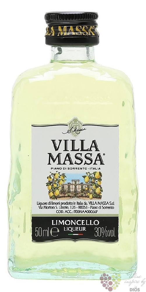 Villa Massa Limoncello tradizionale limone liqueur di Sorrento 30% vol.  0.05 l - Pálenky likérové | Dios Vinotéka,víno