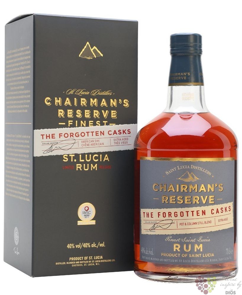 „ Chairmans St.Lucia distillers distillers aged white Dios of rum l Reserve Lucia St. 43% | group vol. ” - Vinotéka,víno 0.70