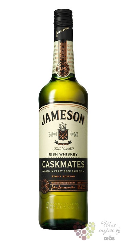 „ Jameson Jameson Stout Irish 40% whiskey 1.00 edition Caskmates ” Vinotéka,víno l | Dios vol. - aged