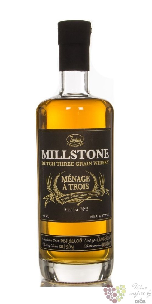 Millstone " 100 " Dutch pure rye whisky by Zuidam 50% vol. 0.70 l...