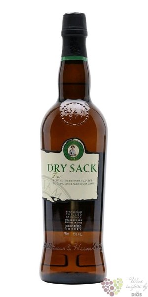Sherry de Jerez fino  Dry Sack  Do Superior very dry by Williams &amp; Humbert 15% vol.  0.75 l