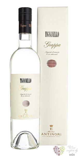 Grappa  Tignanello  tenuta Tignanello by Antinori 42% vol.  0.50 l