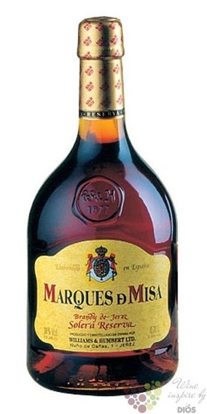 Marques de Misa Brandy de Jerez by Williams &amp; Humbert 38 % vol.  0.70 l