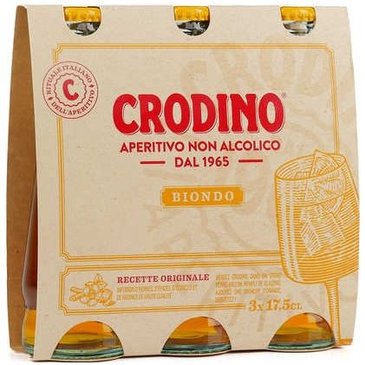 Crodino Biondo Bitter nealko  3x 0.175 l