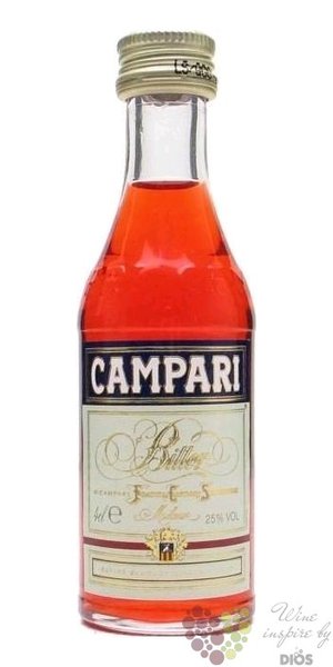 Campari  Bitter  Italian herbal liqueur Davide Campari 25% vol.  0.04 l