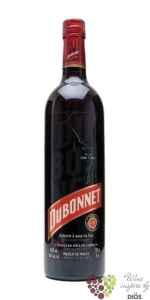 Dubonnet rouge French aperitif a Base de vin 14.8% vol.  0.75 l