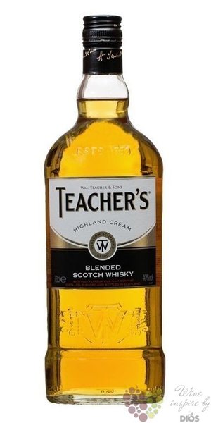 Teacher´s „ Highland Cream ” blended Scotch whisky 40% vol.  1.00 l