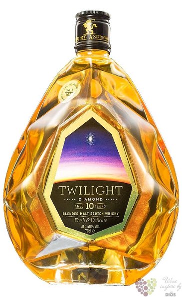 Old St. Andrews  Twilight Diamond  aged 10 years malt Scotch whisky 40% vol.  0.70 l