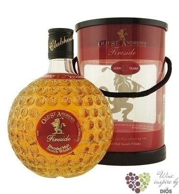 Old St. Andrews Golf Edition  Fireside  aged 12 years blended mal Scotch whisky 40% vol.  0.70 l