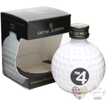 Old St. Andrews Golf Edition  Clubhouse Par 4  Blended Scotch whisky 40% vol.  0.05 l