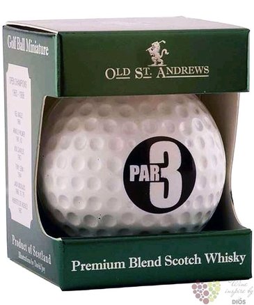 Old St. Andrews Golf Edition  Clubhouse par 3  blended Scotch whisky 40% vol.  0.05 l