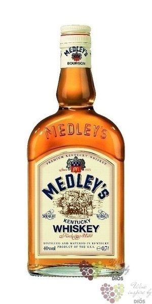 Medleys Kentucky straight bourbon whiskey 40% vol.    1.00 l