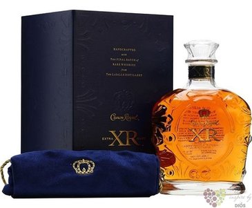 Crown Royal  XR extra rare  premium Canadian whisky 40% vol.  0.75 l