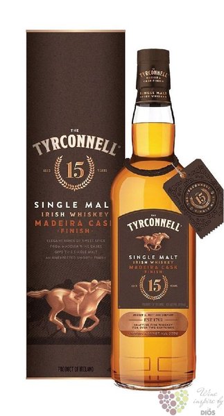 Tyrconnell  Madeira cask finish  aged 15 years single malt Irish whiskey 40% vol.  0.70 l