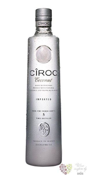 Ciroc  Coconut  premium French vine grape vodka 37.5% vol.  0.70 l
