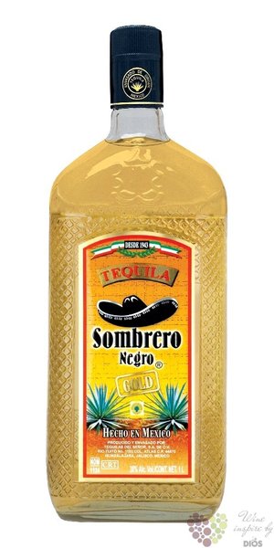 Sombrero Negro  Gold  original Mexican mixto tequila 38% vol.    1.00 l