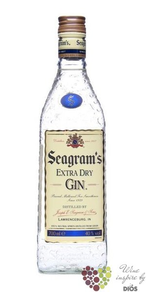 Seagrams American Extra dry gin 40% vol.    0.70 l