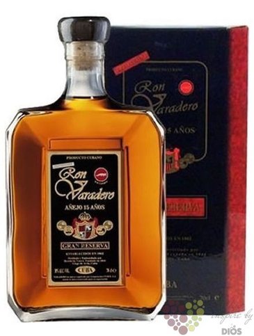 Varadero  Grand Reserva aejo 15 aos  aged 15 years original rum of Cuba 38%vol.   0.70 l