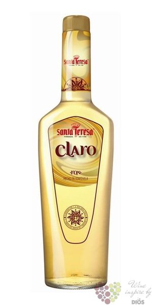 Santa Teresa  Claro  lightly aged rum of Venezuela 40% vol.  0.70 l