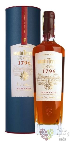 Santa Teresa  Solera 1796  aged rum of Venezuela 40% vol.  0.70 l