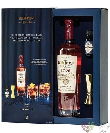 Santa Teresa  Solera 1796 Special set  aged Venezuelan rum 40% vol.  0.70 l