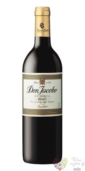 Rioja tinto reserva  Don Jacobo  DOCa 2010 bodegas Corral  0.75 l