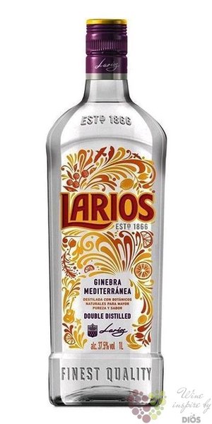Larios  Mediterranea  premium Botanicals Spanish gin 37.5% vol.  1.00 l