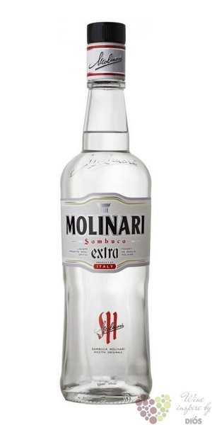 Sambuca  Extra  Italian anise liqueur by Molinari 40% vol.   0.70 l