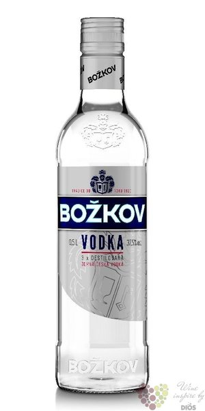 Božkov „ Vodka ” Bohemian plain vodka Stock 37.5% vol.    0.50 l